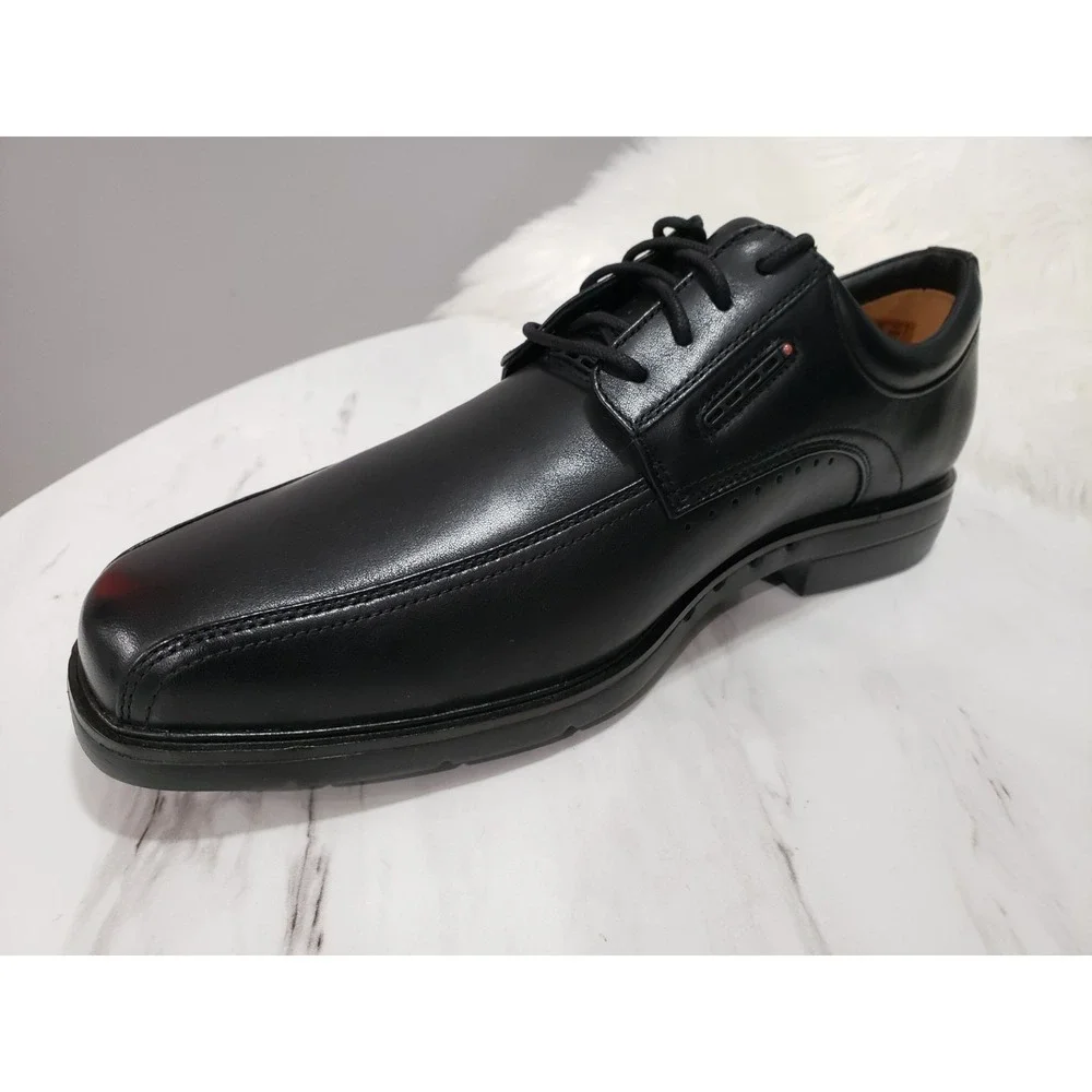 NEW NO BOX SZ 11.5 CLARKS ARTISAN Kendric Way Leather Oxford Shoes Black Leather
